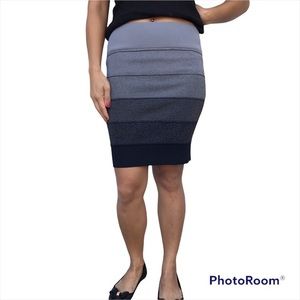 Womens BCBG Black Gradient Bandage Skirt, size Small